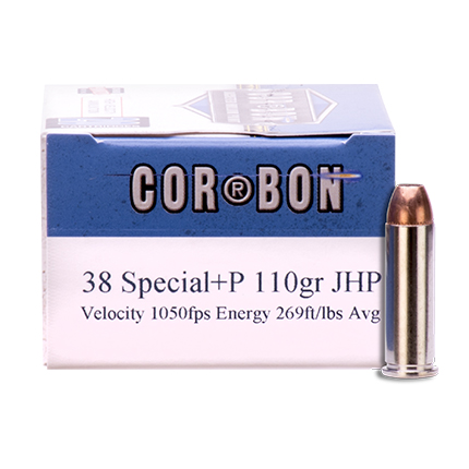 CORBON 38SPL+P 110GR JHP 20/500 - for sale